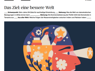 Interview in magazine "Development and Cooperation": Gaza is not a black box